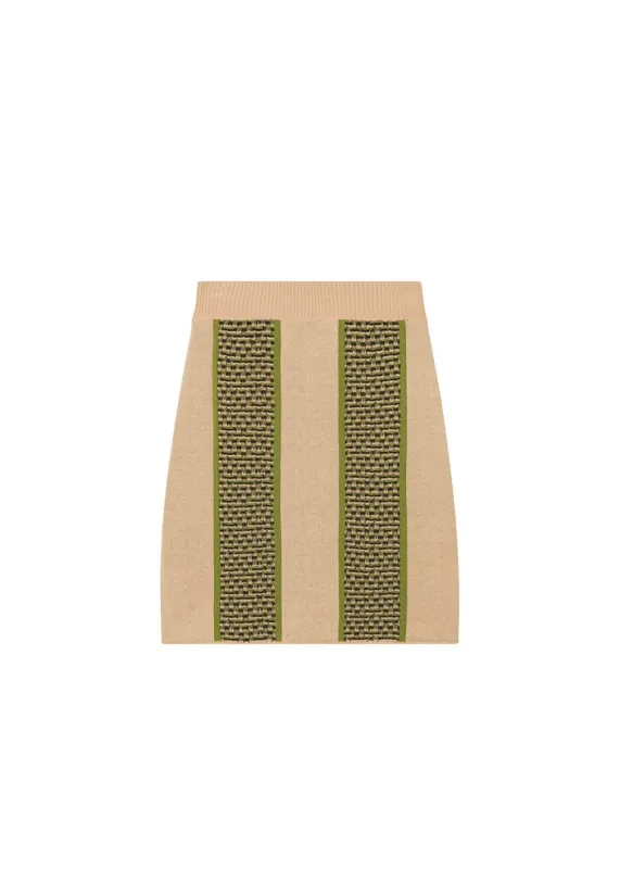 Textured knitted skirt made by Ahluwalia