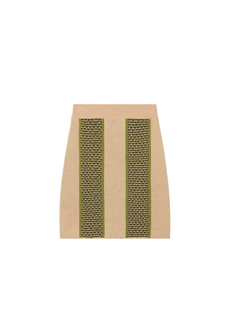 Textured knitted skirt sold by Ahluwalia