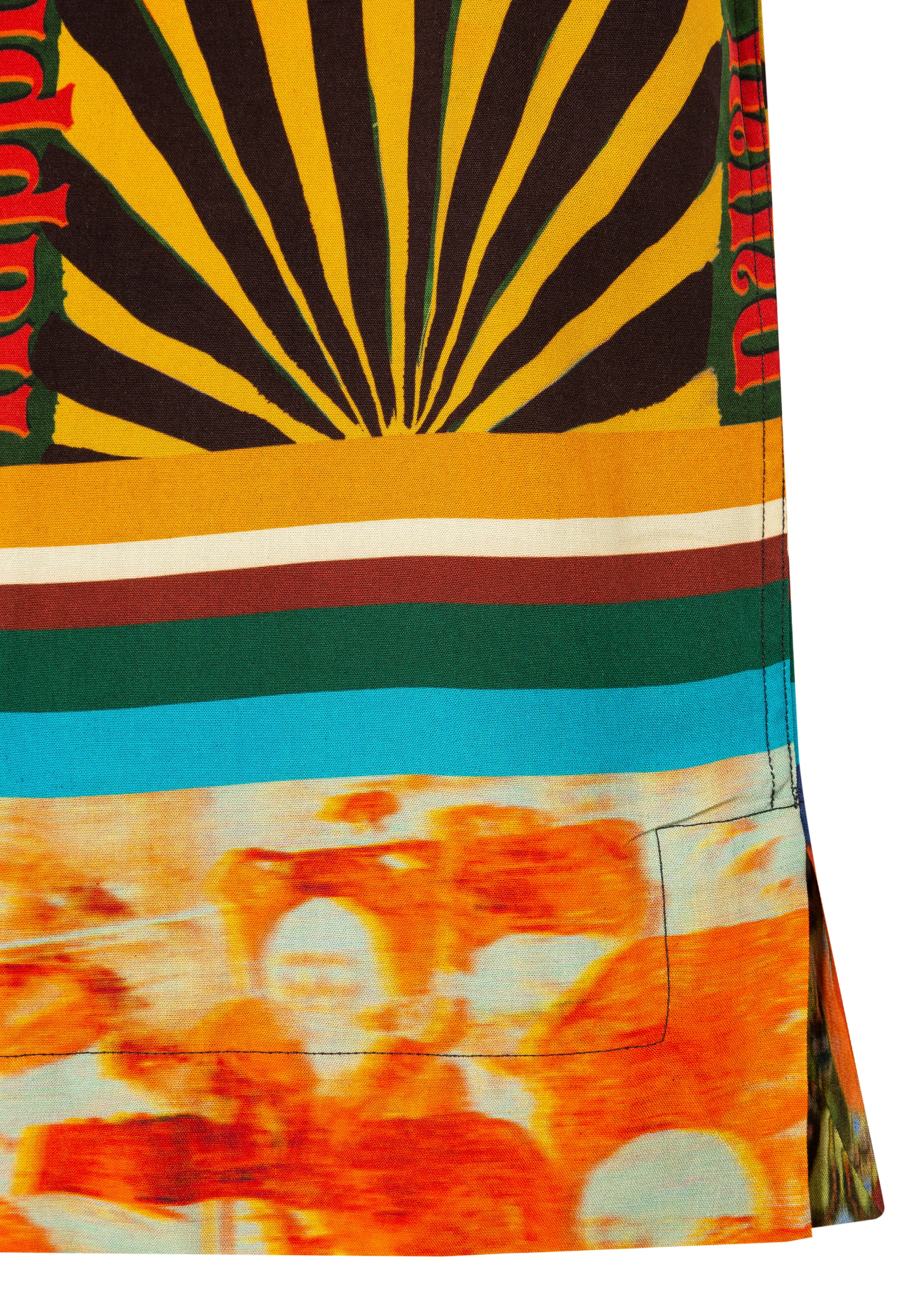 Printed viscose short sleeve shirt sold by Ahluwalia product image thumbnail 4