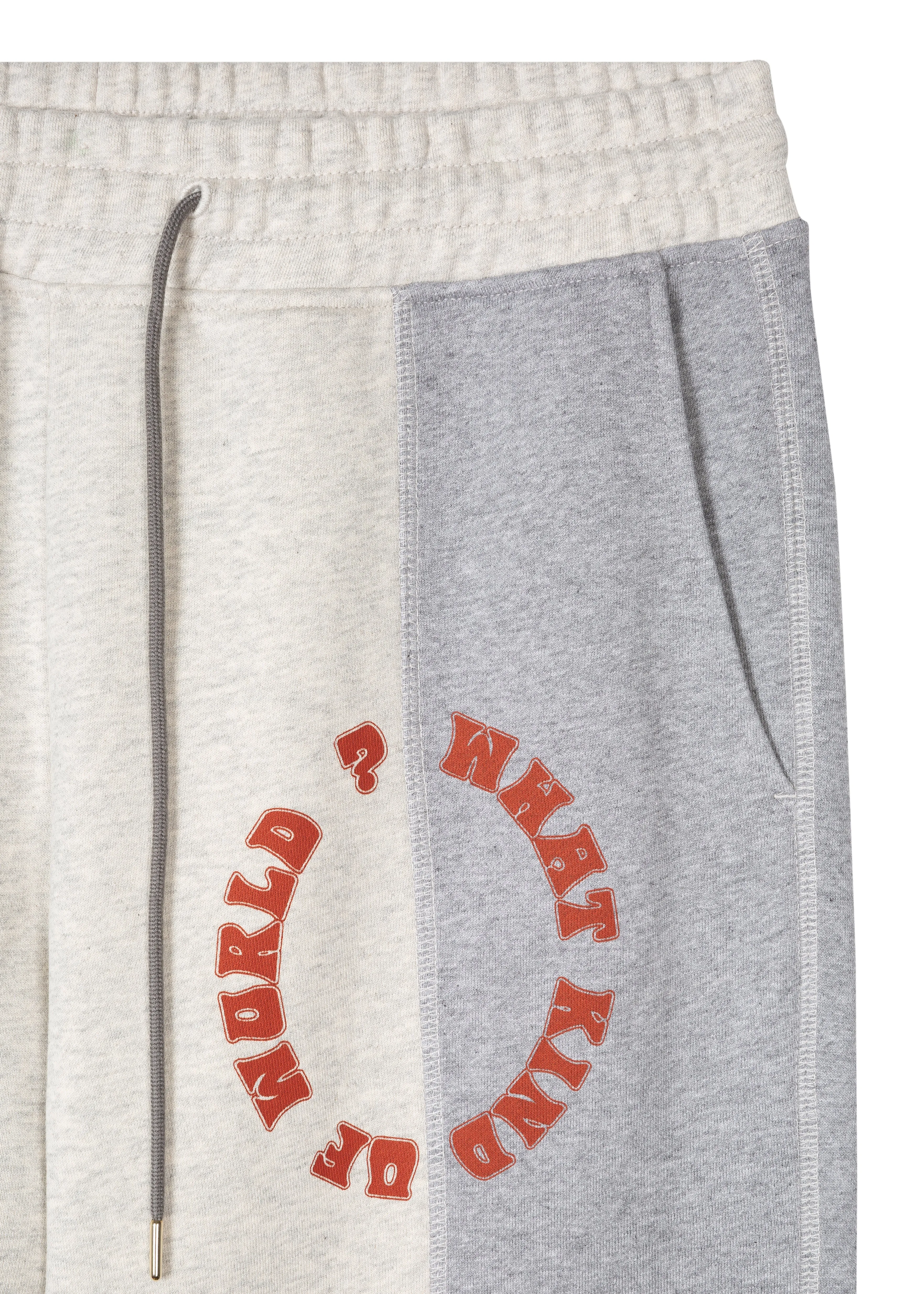 Grey marl mix-up sweatpants sold by Ahluwalia product image thumbnail 3