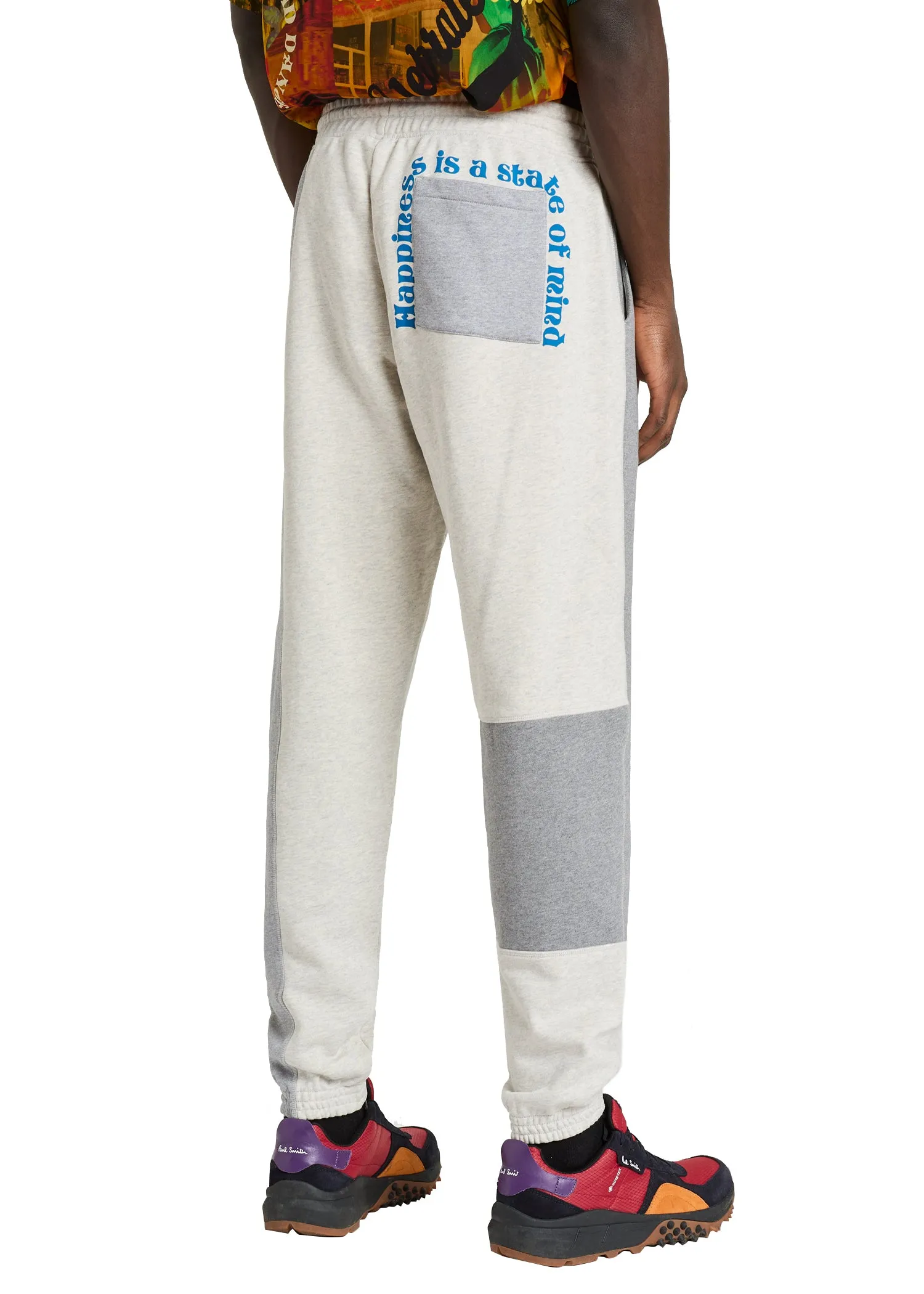 Grey marl mix-up sweatpants sold by Ahluwalia product image thumbnail 5