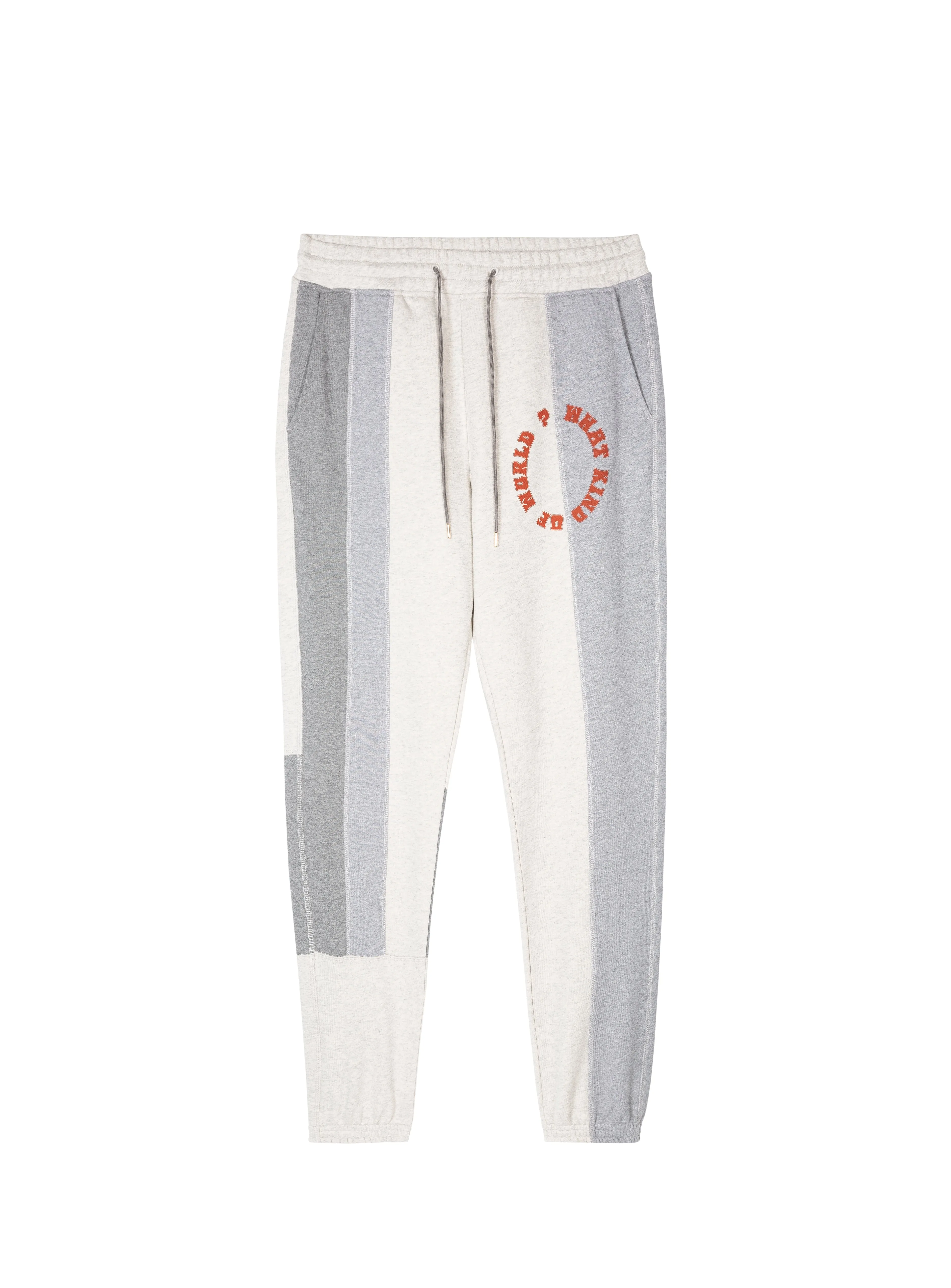 Grey marl mix-up sweatpants sold by Ahluwalia product image thumbnail 2