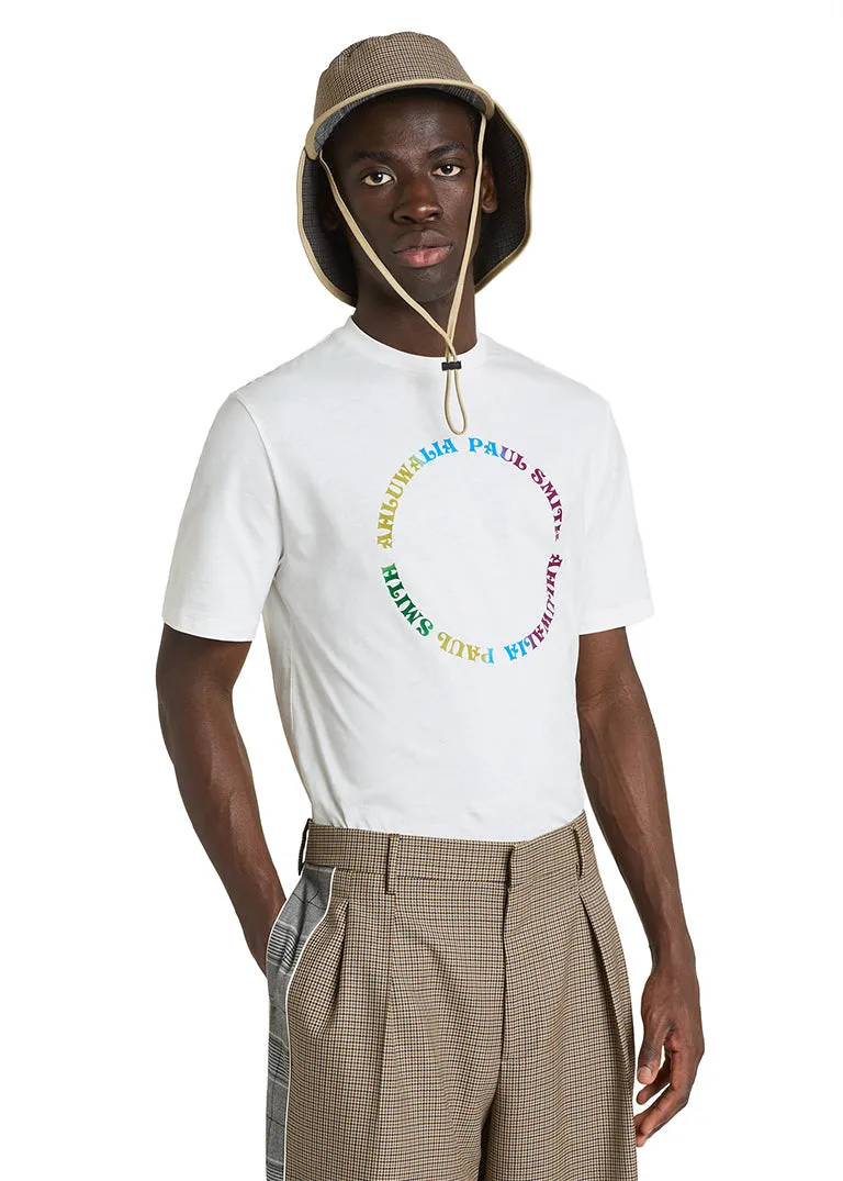 White circle logo print t-shirt sold by Ahluwalia product image thumbnail 2