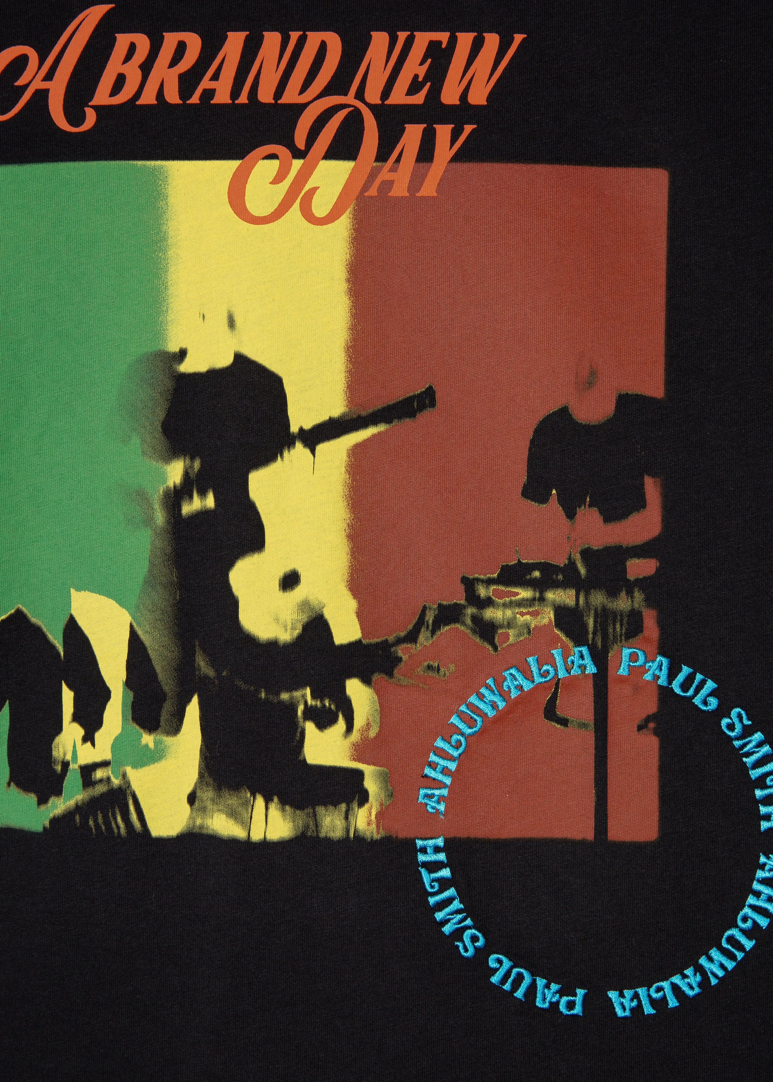 'A brand new day' print t-shirt sold by Ahluwalia product image thumbnail 4