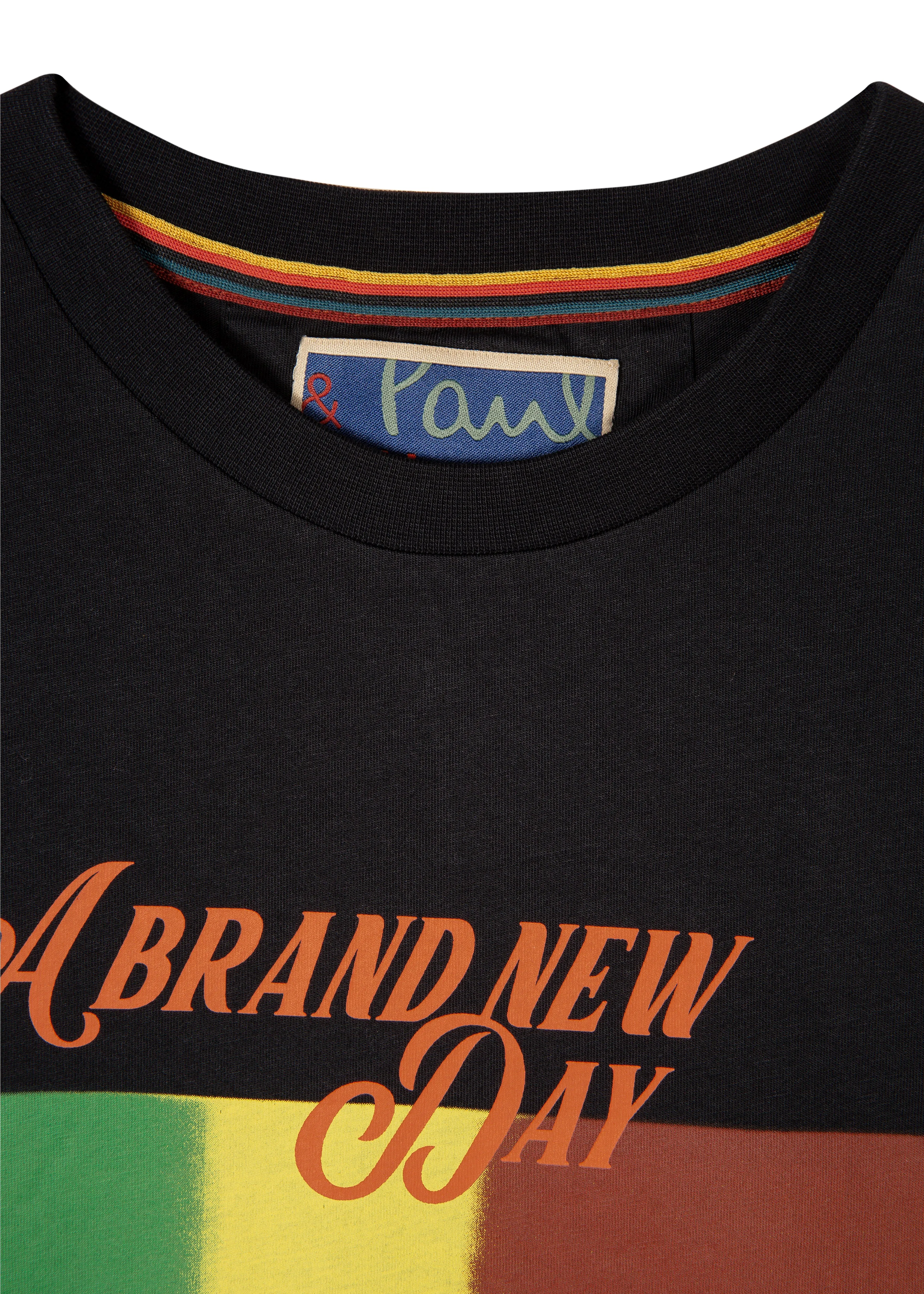 'A brand new day' print t-shirt sold by Ahluwalia product image thumbnail 3