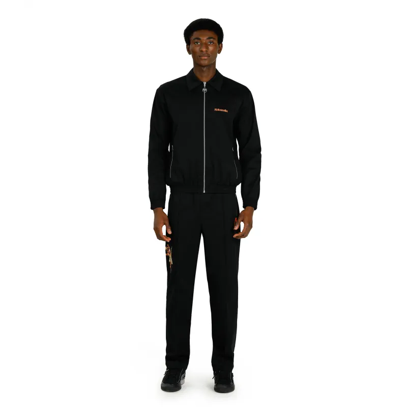 Keshav Track Top - Black made by Ahluwalia