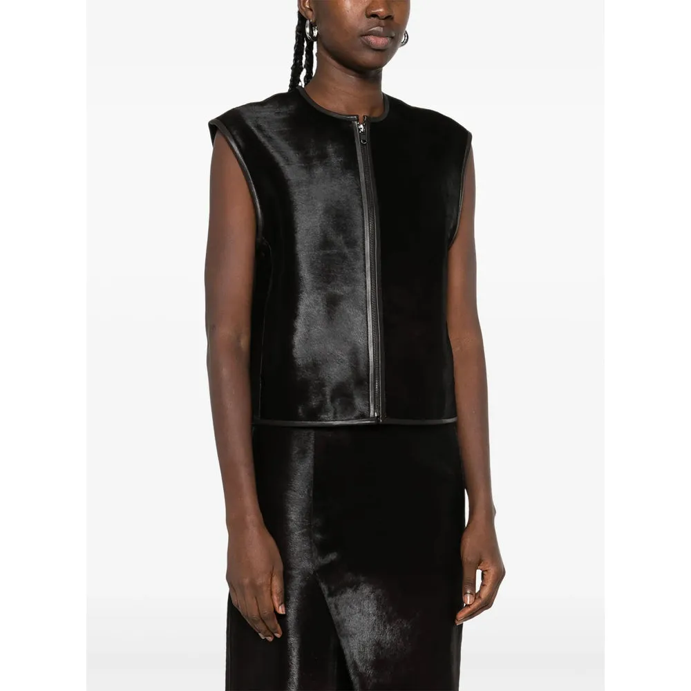 Leather Waistcoats Brown sold by Wanan Luxury product image thumbnail 2