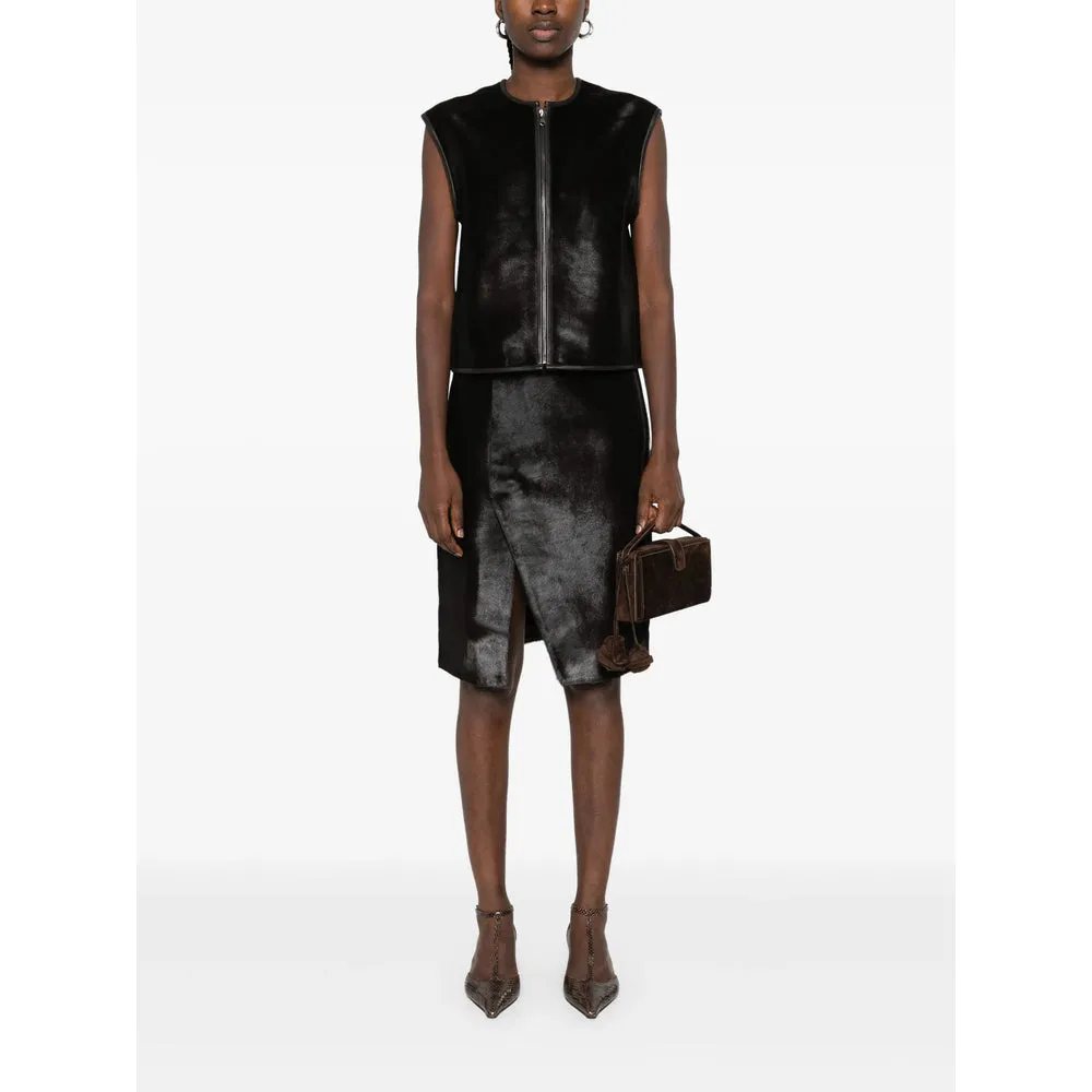 Leather Waistcoats Brown sold by Wanan Luxury product image thumbnail 3