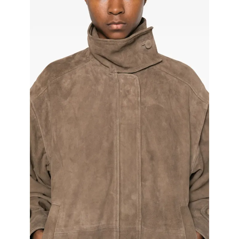 Leather Outerwears Brown sold by Wanan Luxury