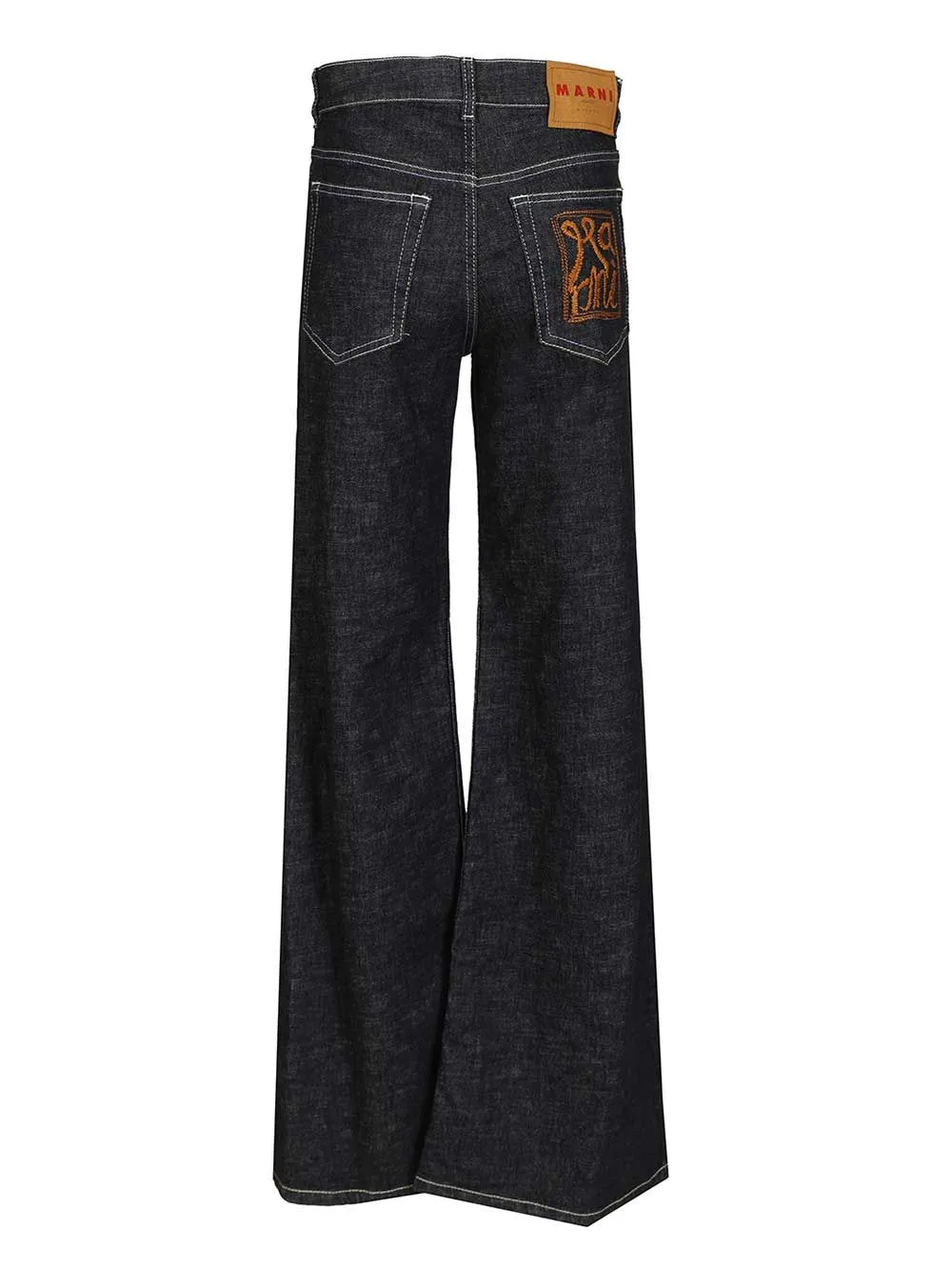 Wide Jeans Blue sold by Wanan Luxury product image thumbnail 2