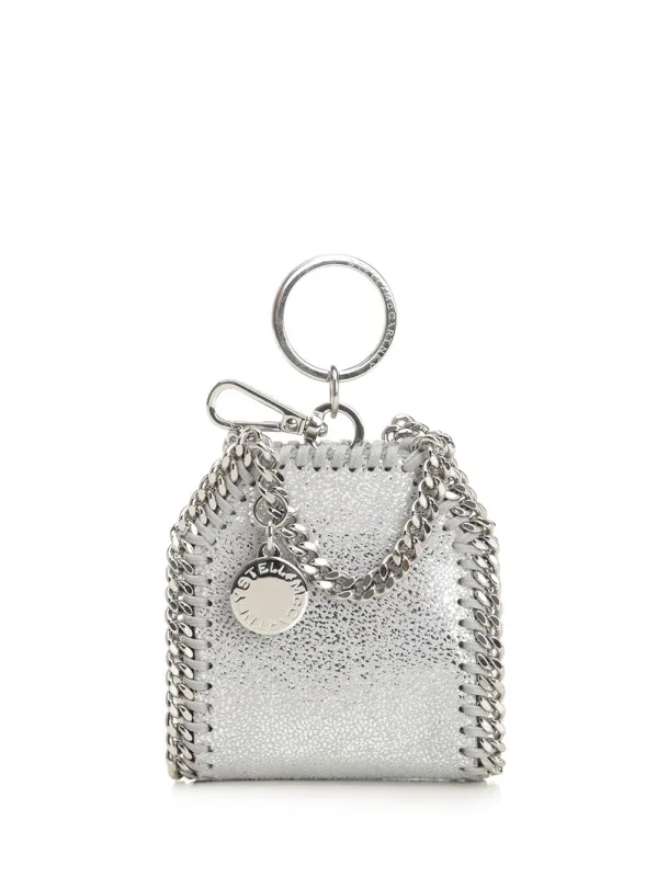 Falabella Airpods Case Keychain Small Leather Goods Silver sold by Wanan Luxury