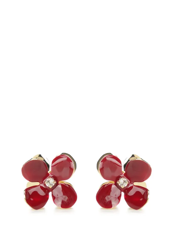 Flower Earrings Jewelry Bordeaux sold by Wanan Luxury
