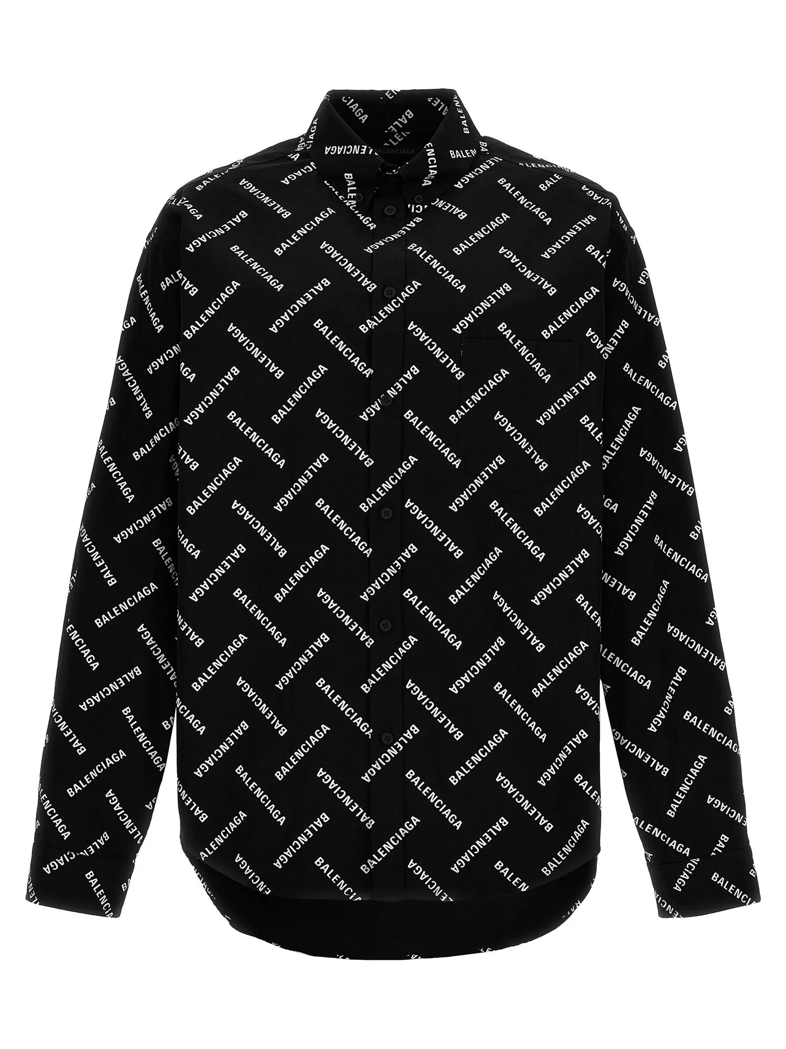 Logo Print Shirt Shirt And Blouse White/Black sold by Wanan Luxury