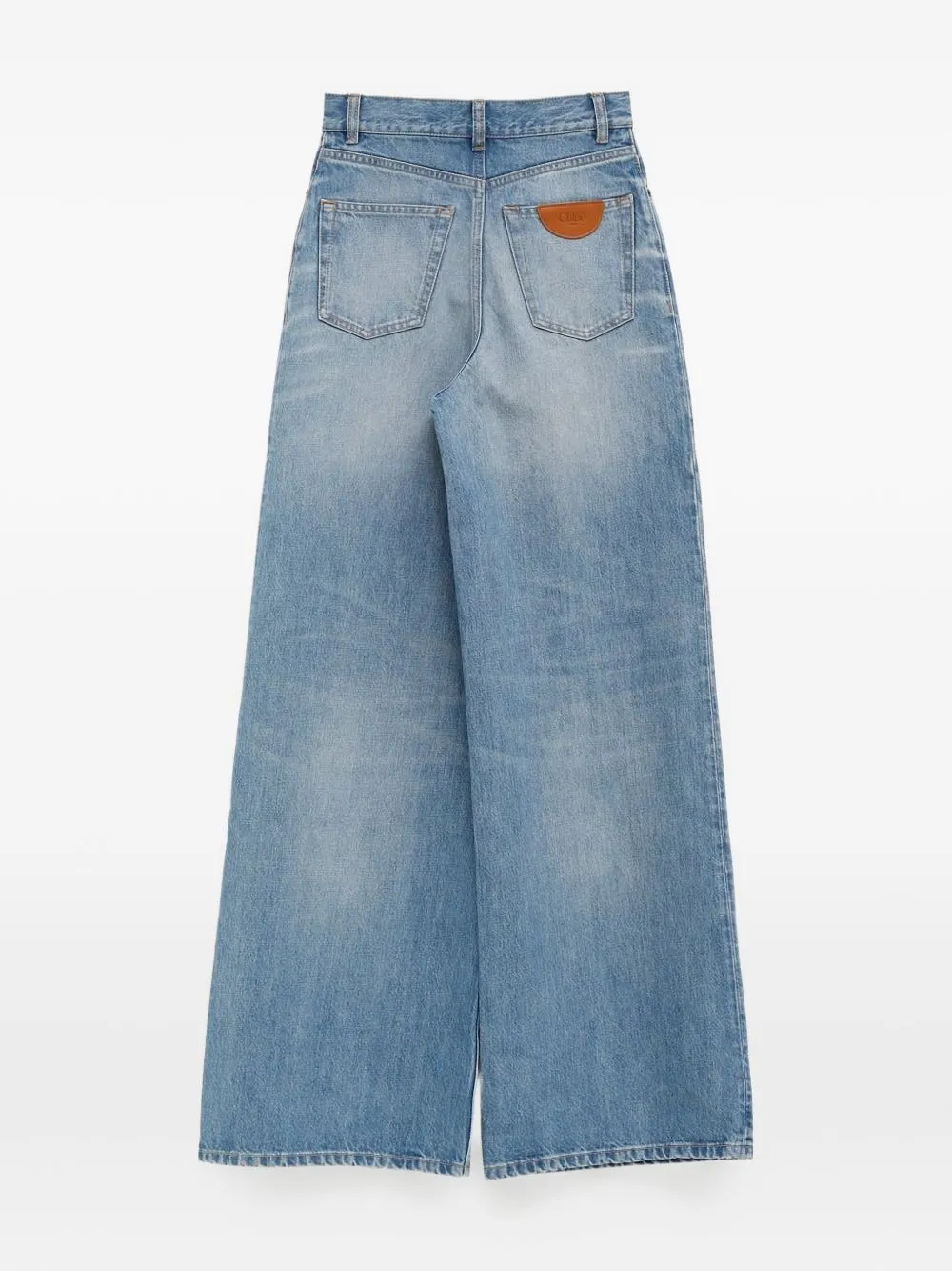 Wide-Leg Denim Jeans sold by Wanan Luxury product image thumbnail 2