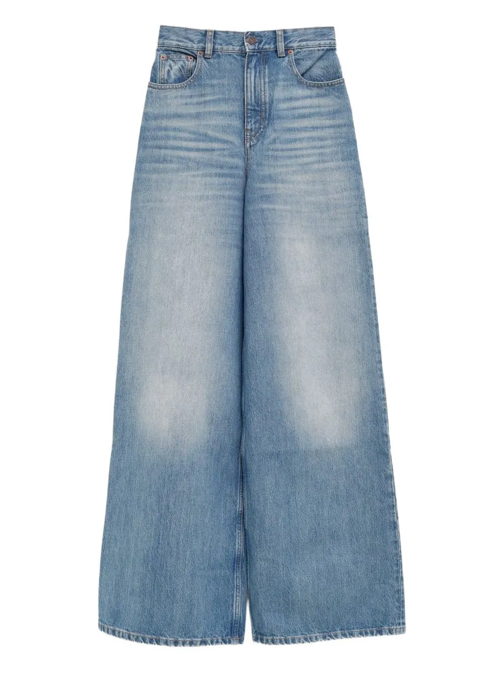 Wide-Leg Denim Jeans sold by Wanan Luxury