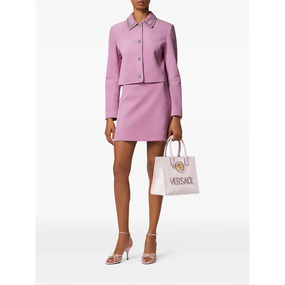 Leather Outerwears Pink sold by Wanan Luxury product image thumbnail 3