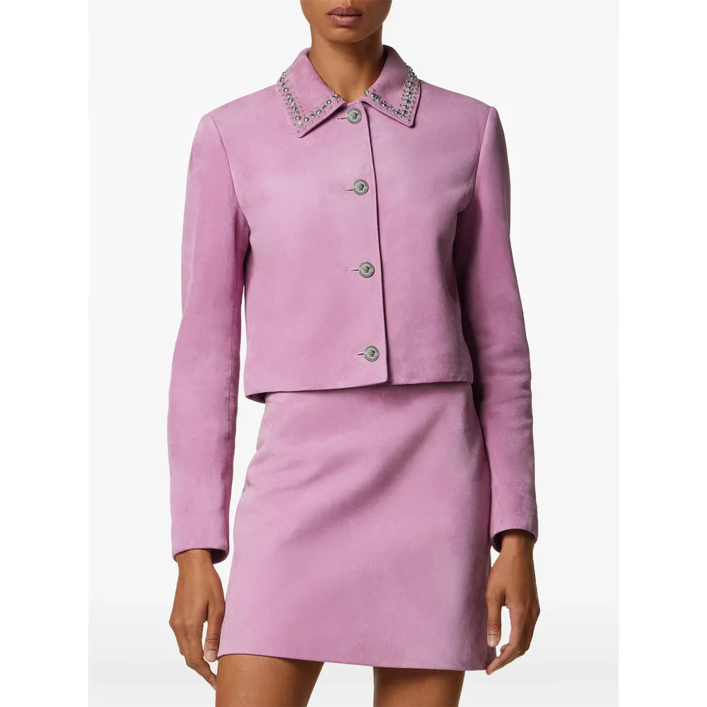 Leather Outerwears Pink sold by Wanan Luxury product image thumbnail 4