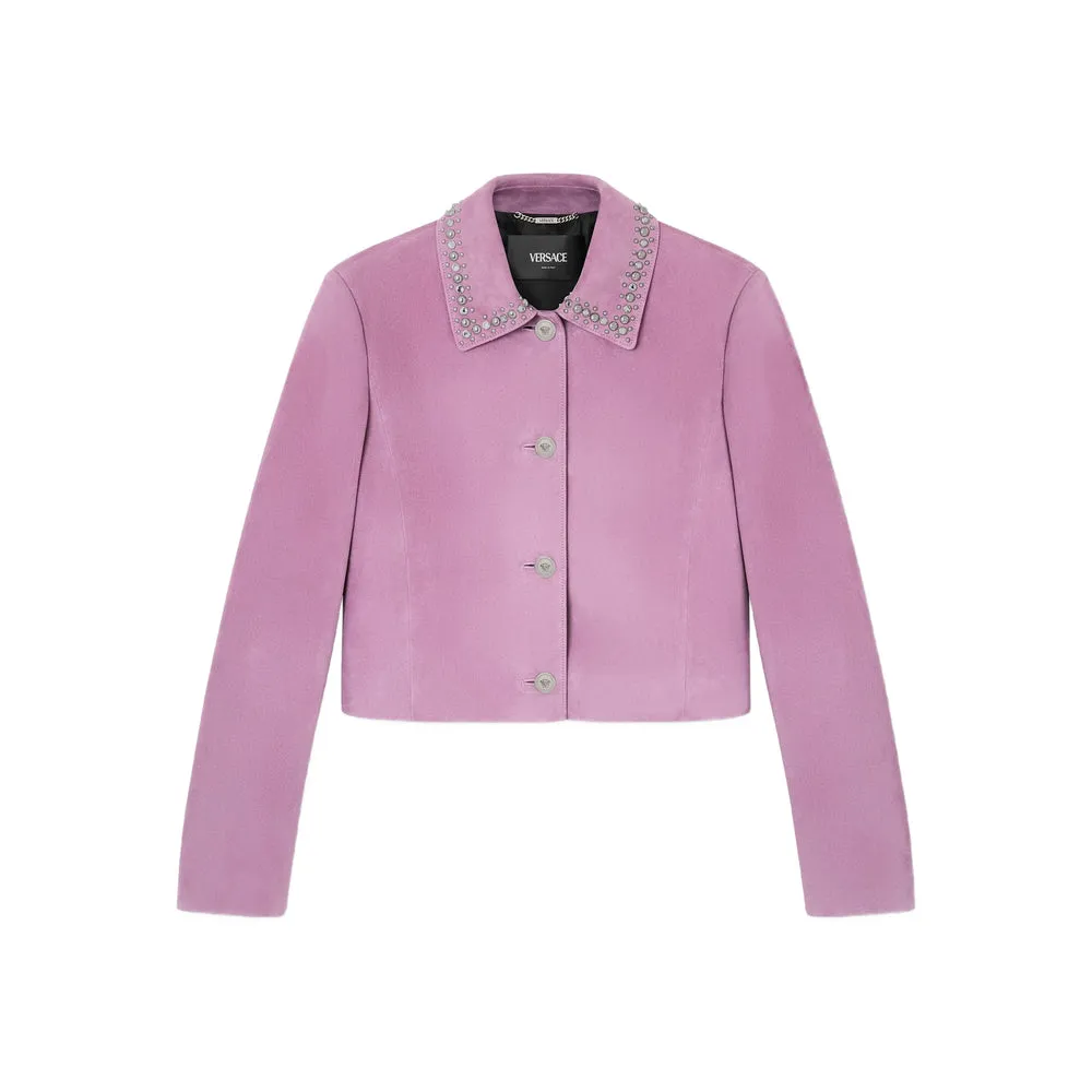 Leather Outerwears Pink sold by Wanan Luxury