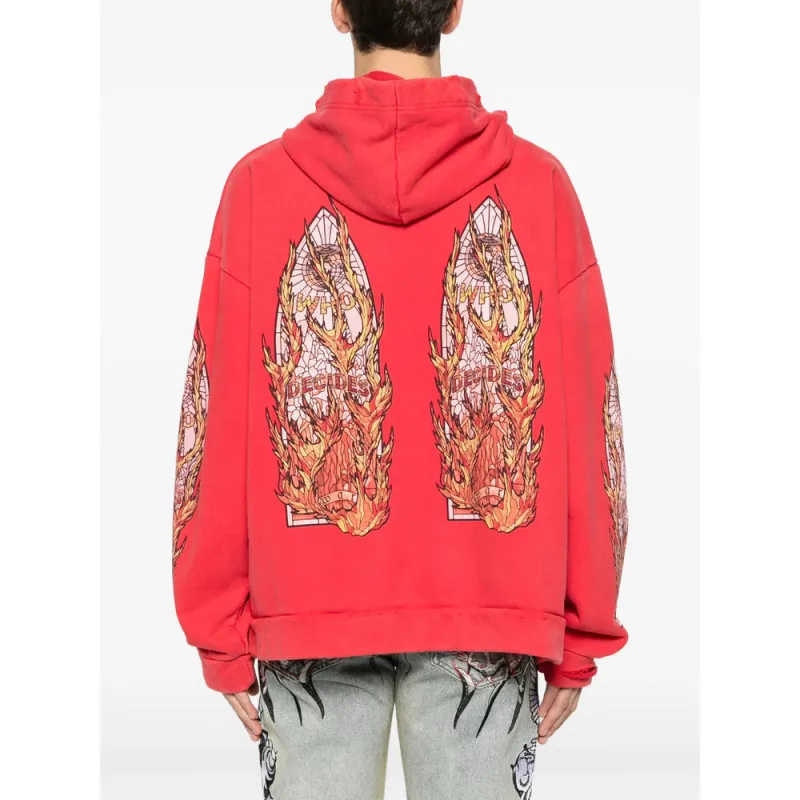 Sweatshirts Red made by Wanan Luxury
