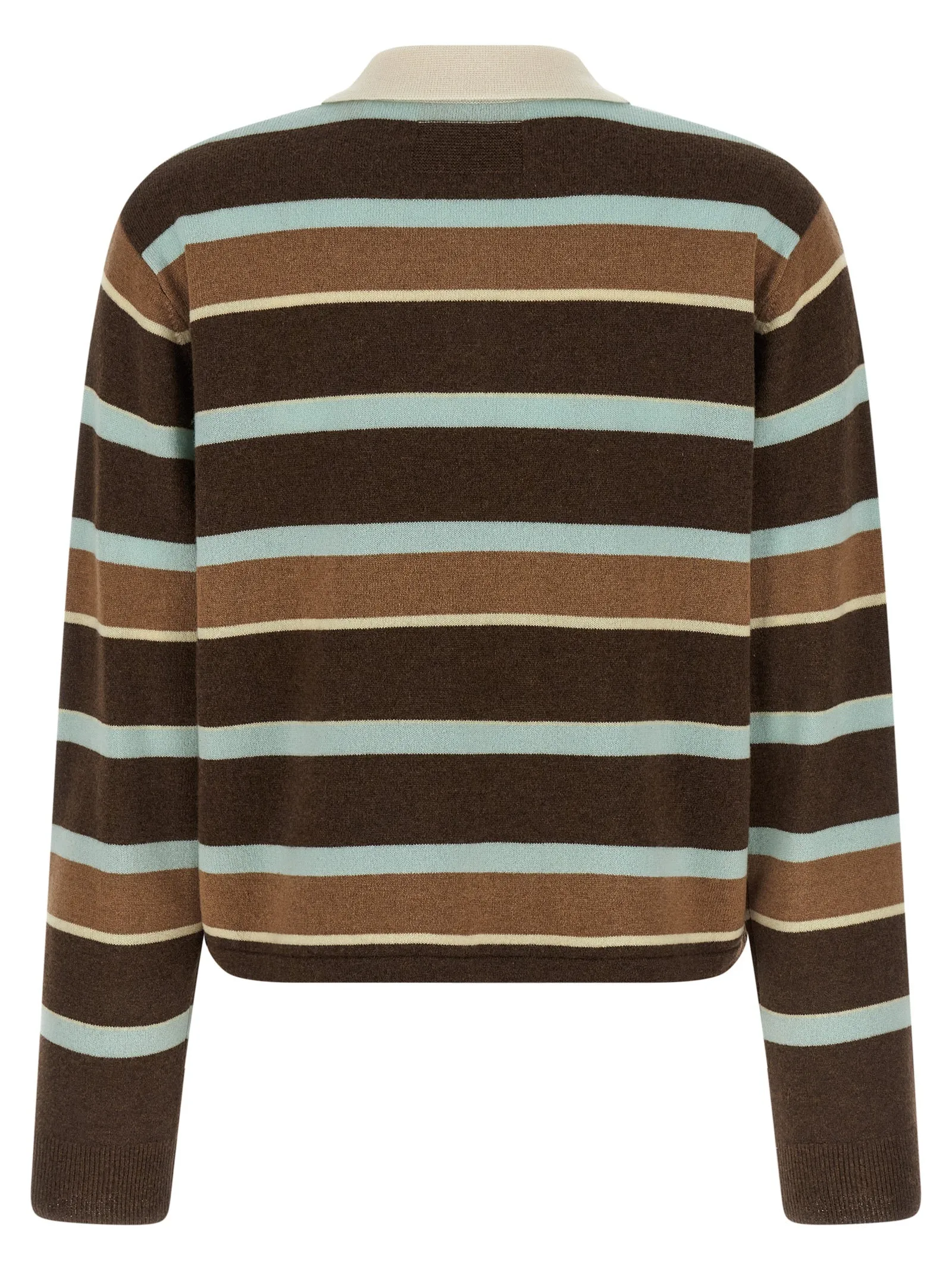 Cropped Stripe Rugby Sweaters And Cardigans Multicolor sold by Wanan Luxury product image thumbnail 2
