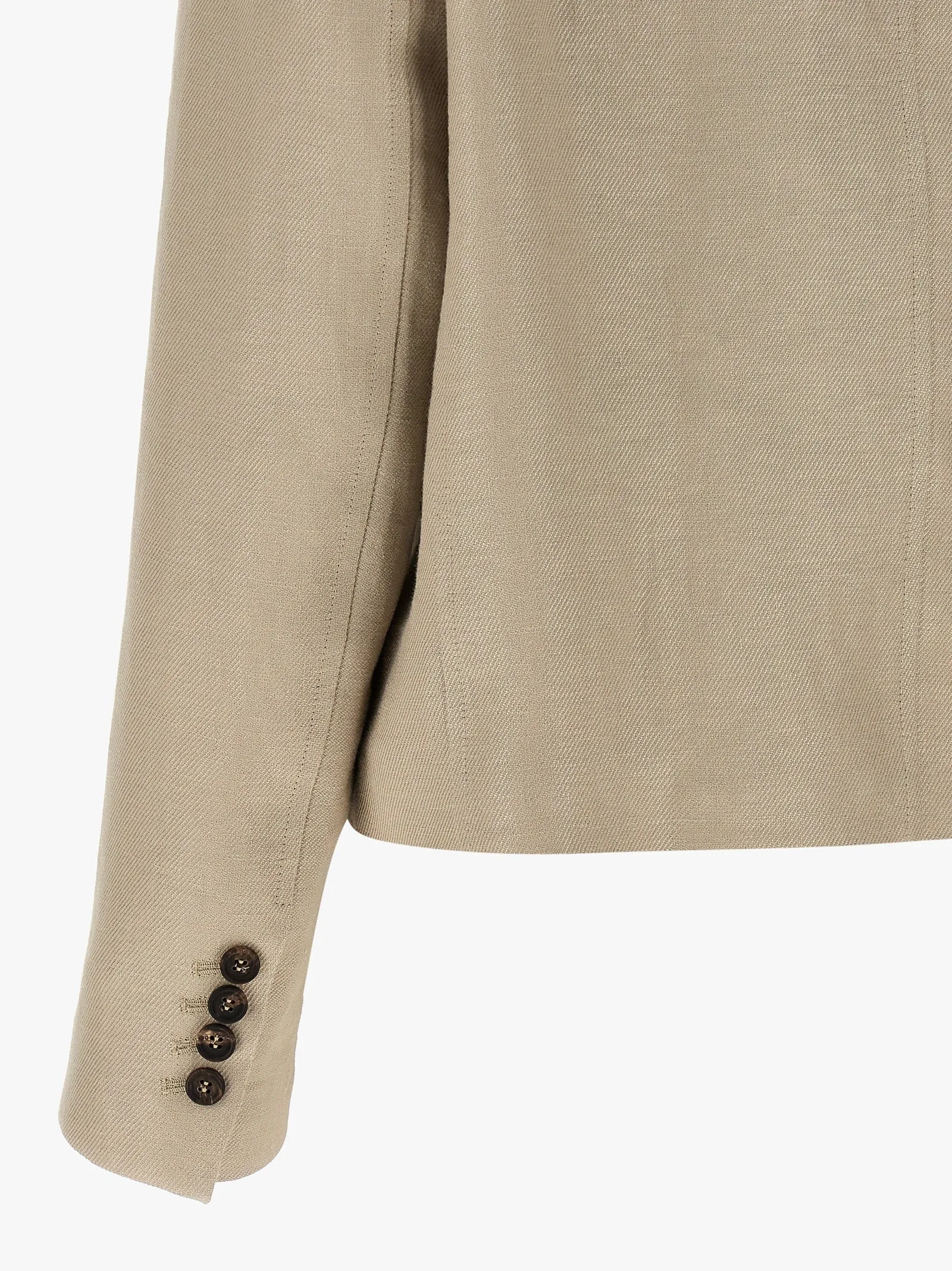 Linen Blazer Blazers Beige sold by Wanan Luxury product image thumbnail 4