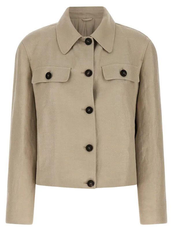 Linen Blazer Blazers Beige sold by Wanan Luxury