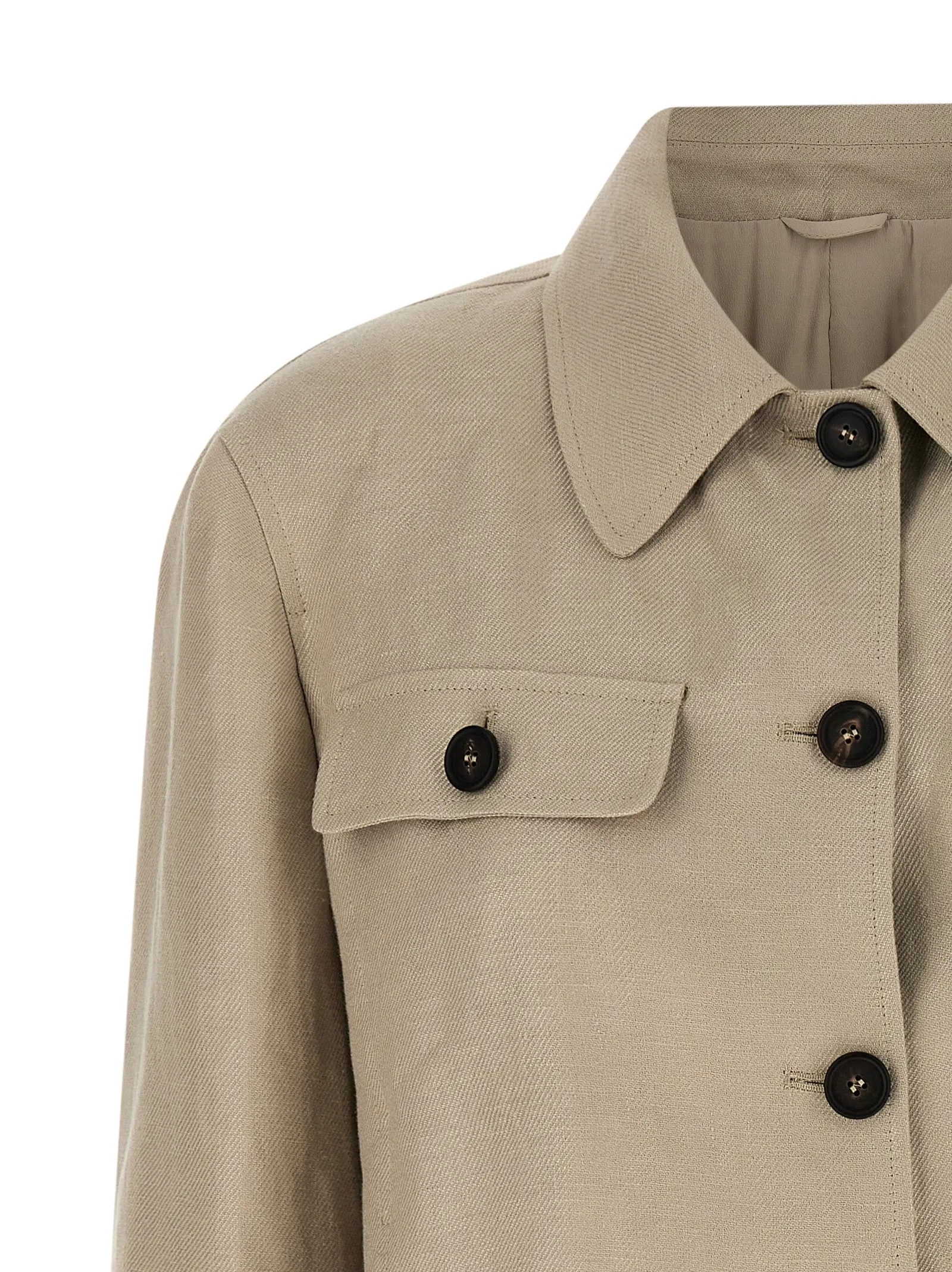 Linen Blazer Blazers Beige sold by Wanan Luxury product image thumbnail 3
