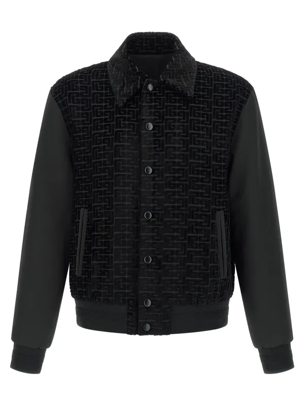 Velvet Bomber Jacket Puffer Jackets Black sold by Wanan Luxury
