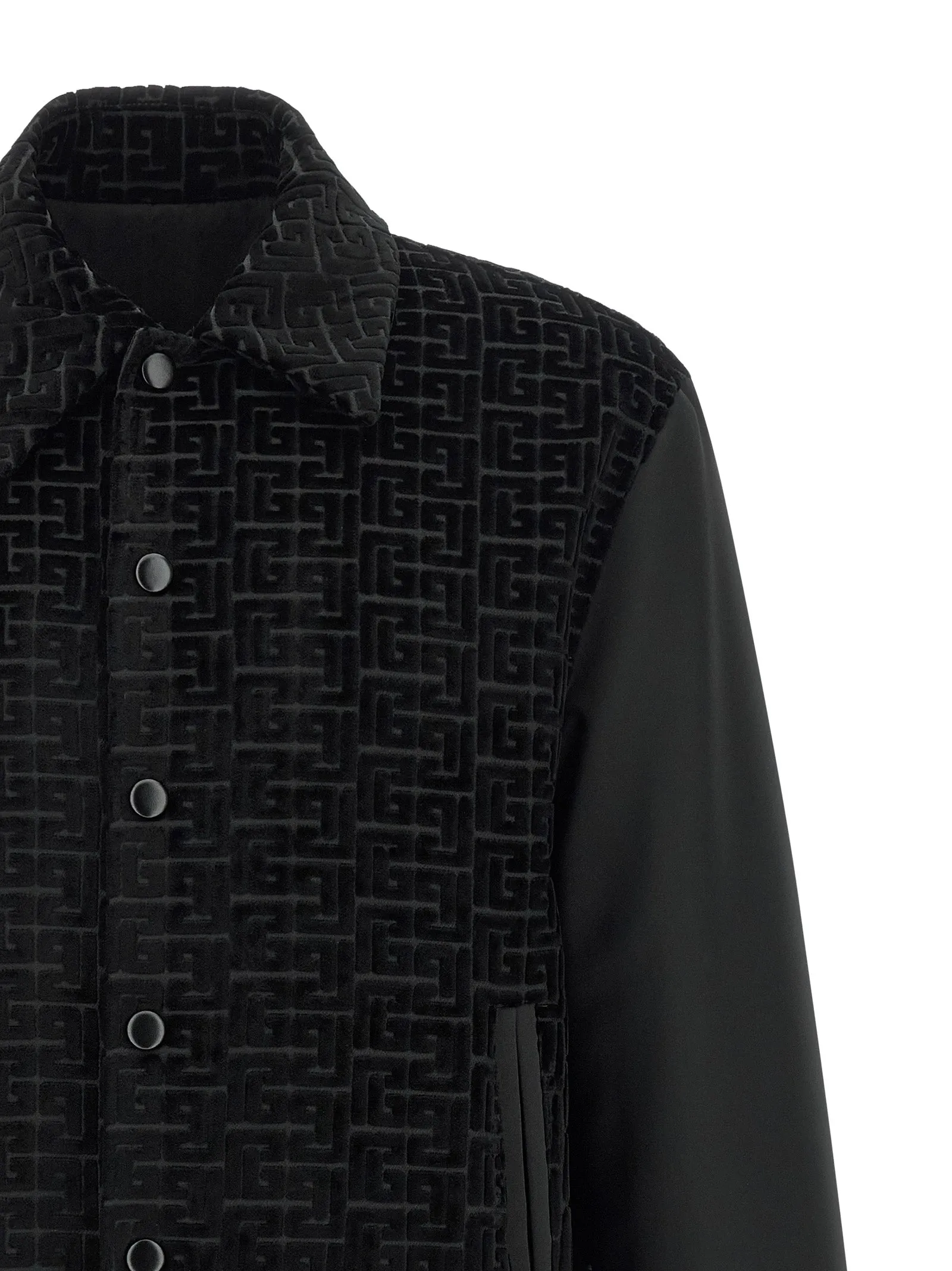 Velvet Bomber Jacket Puffer Jackets Black sold by Wanan Luxury product image thumbnail 3