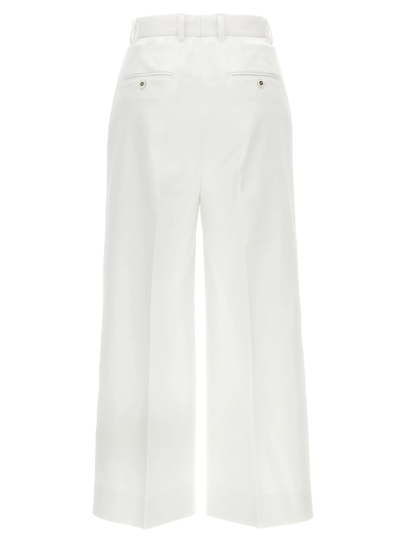 High Waist Cotton Pants White sold by Wanan Luxury product image thumbnail 2