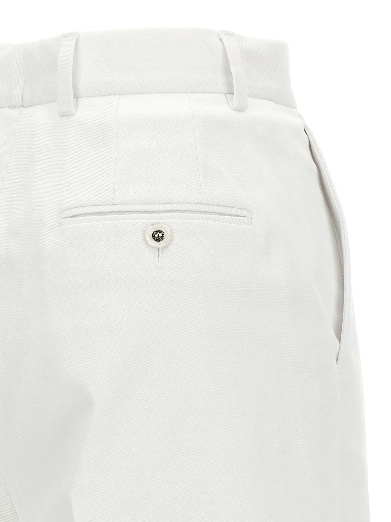High Waist Cotton Pants White sold by Wanan Luxury product image thumbnail 4