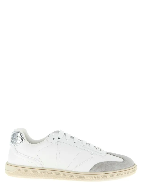 Greca Court Sneakers White made by Versace