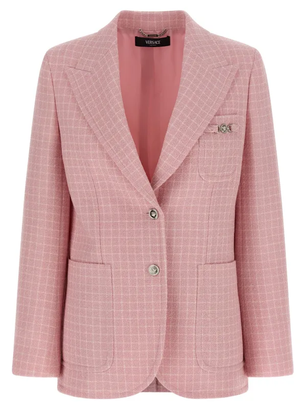 Blazer Check Blazers Pink sold by Wanan Luxury