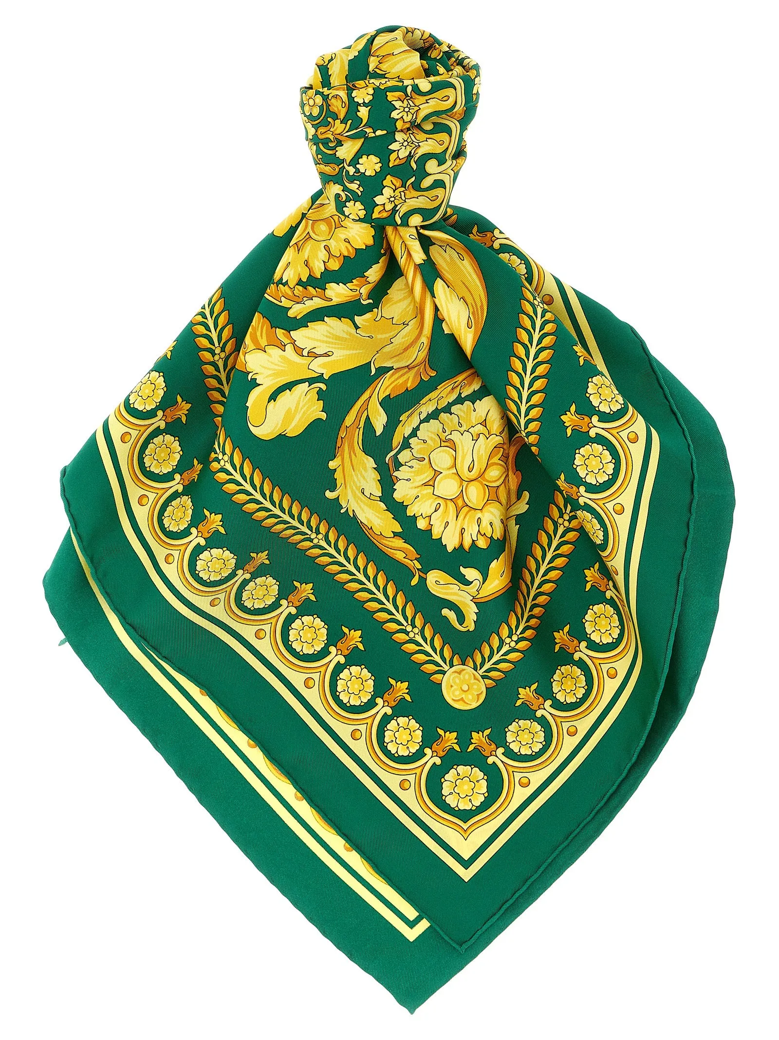 Baroque Scarves And Foulards Green sold by Wanan Luxury
