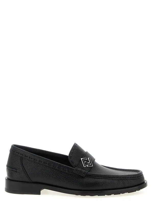 Ff Metal Loafers Black sold by Wanan Luxury