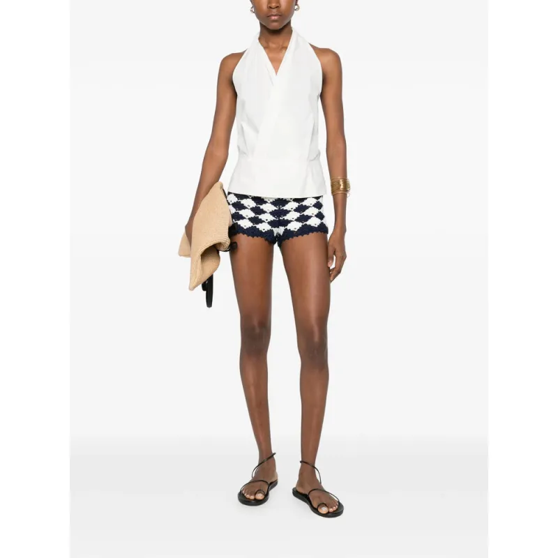 Shorts White, Blue sold by Wanan Luxury