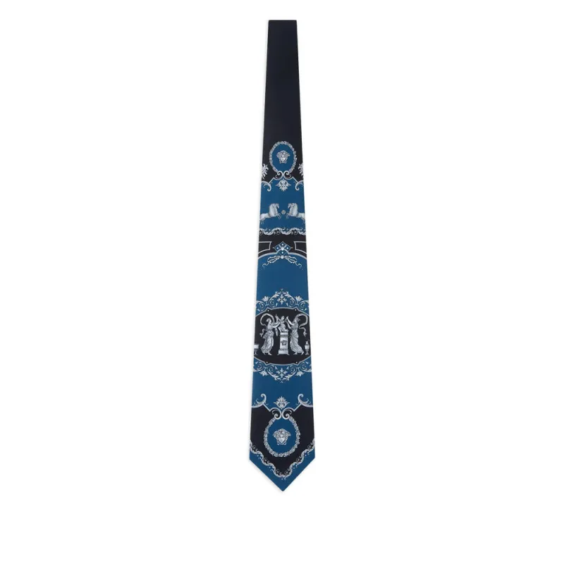 Ties Blue, Black made by Versace
