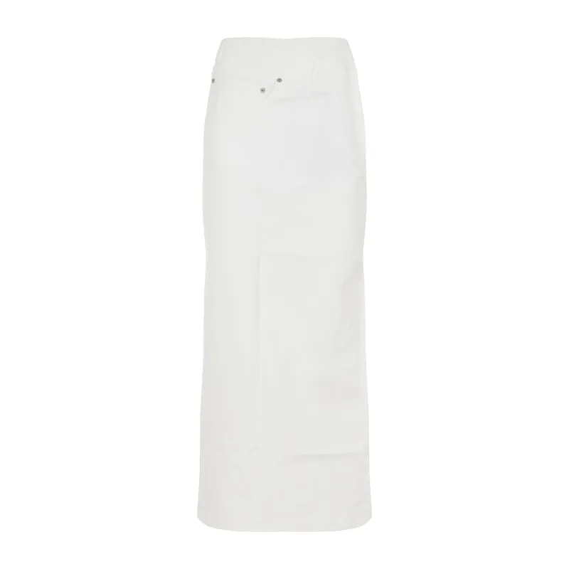 Midi Skirts White sold by Wanan Luxury