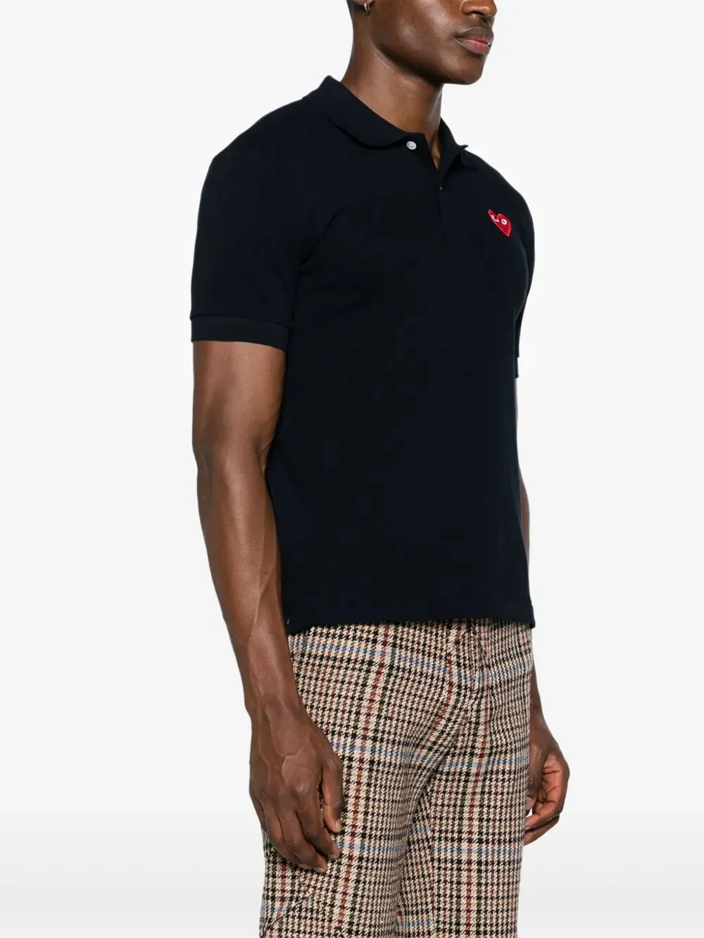 Red Heart Cotton Polo Shirt sold by Wanan Luxury product image thumbnail 4