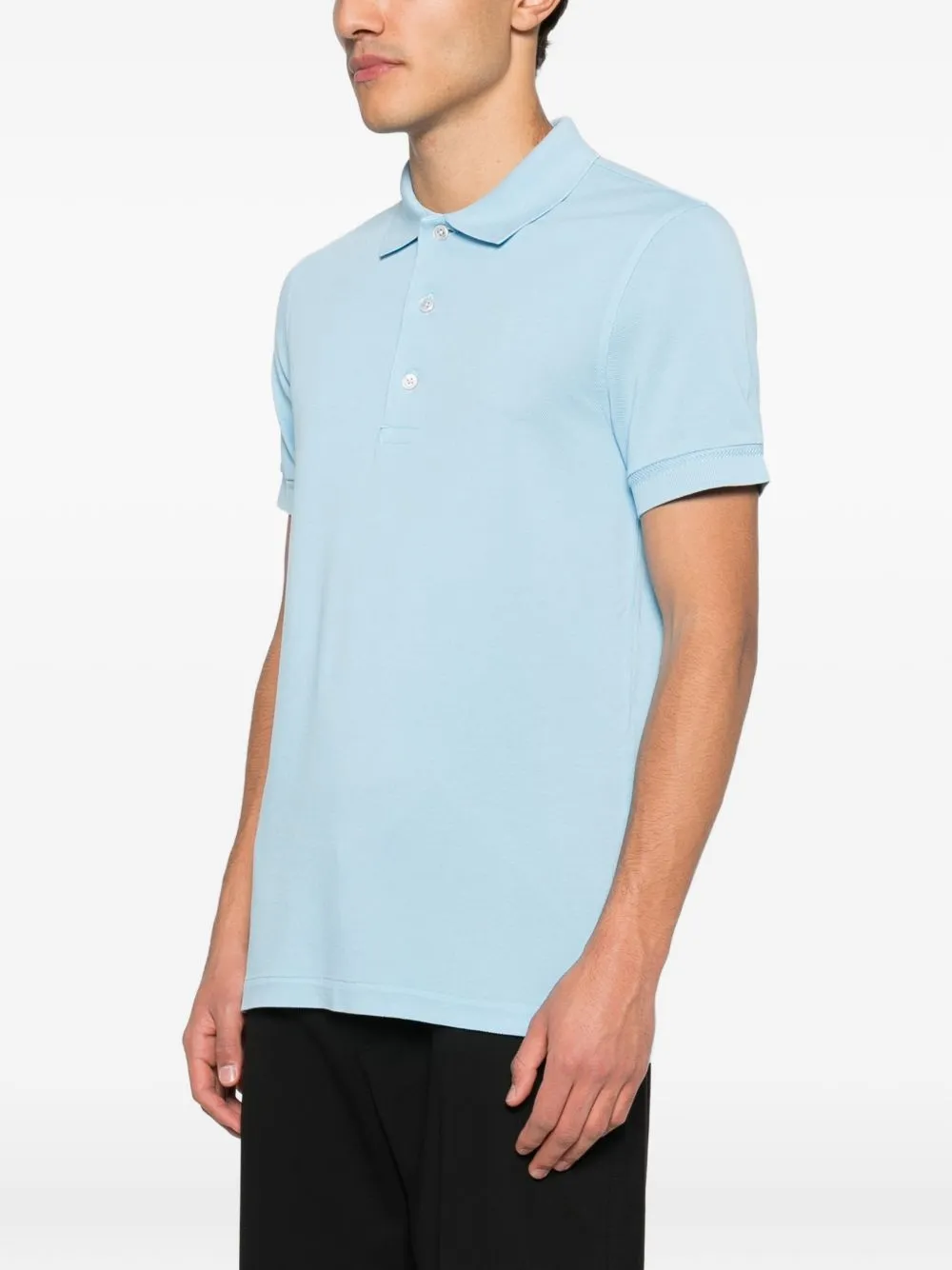 Cotton Blend Polo Shirt sold by Wanan Luxury product image thumbnail 3