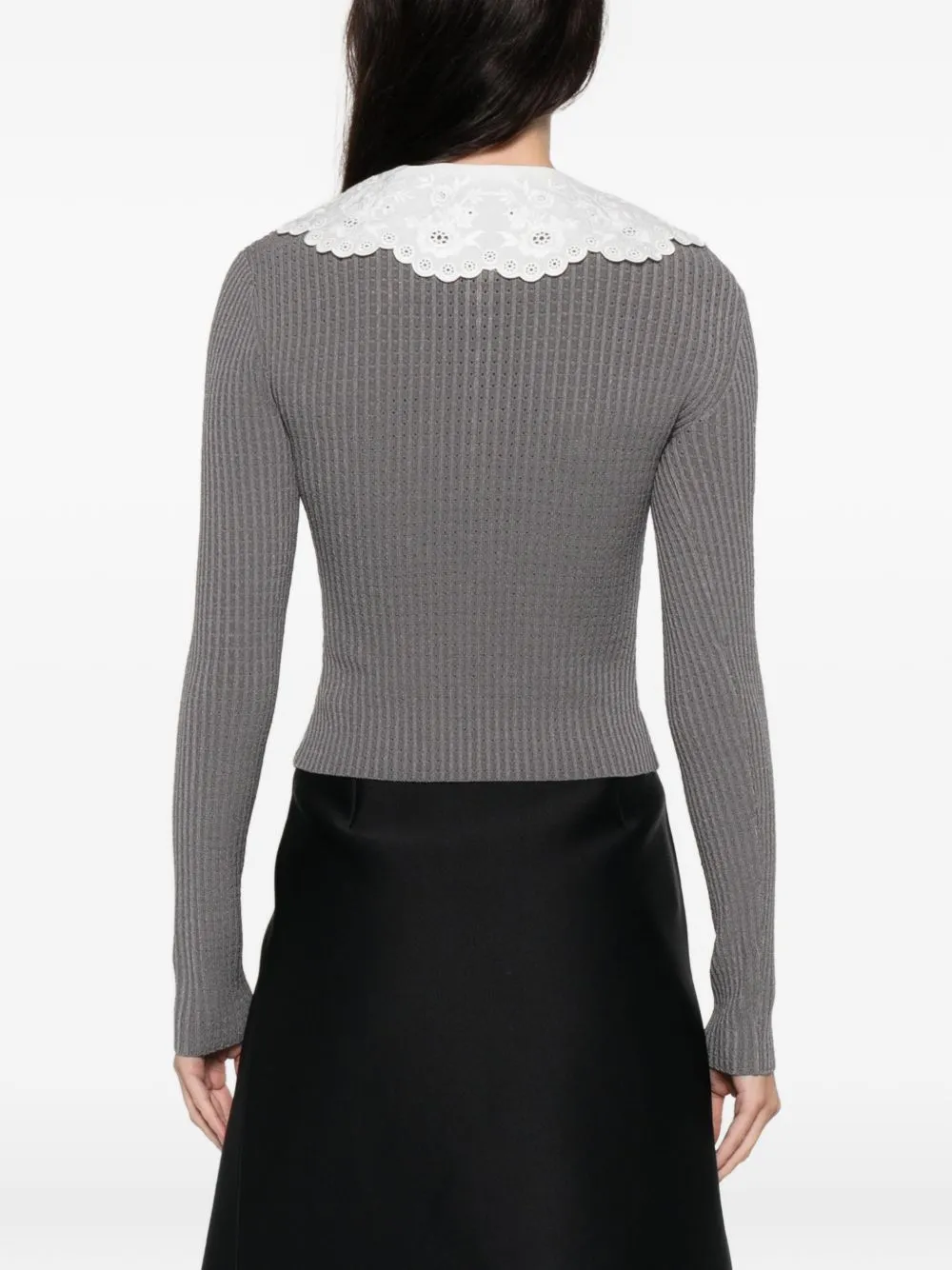 Collar-Detail Sweater sold by Wanan Luxury product image thumbnail 2
