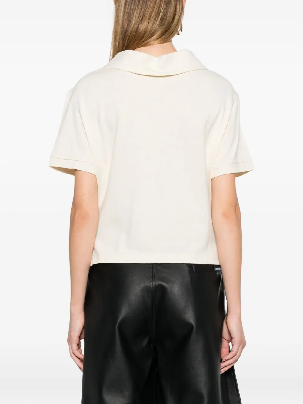 Jasna Silk Polo Shirt sold by Wanan Luxury product image thumbnail 4