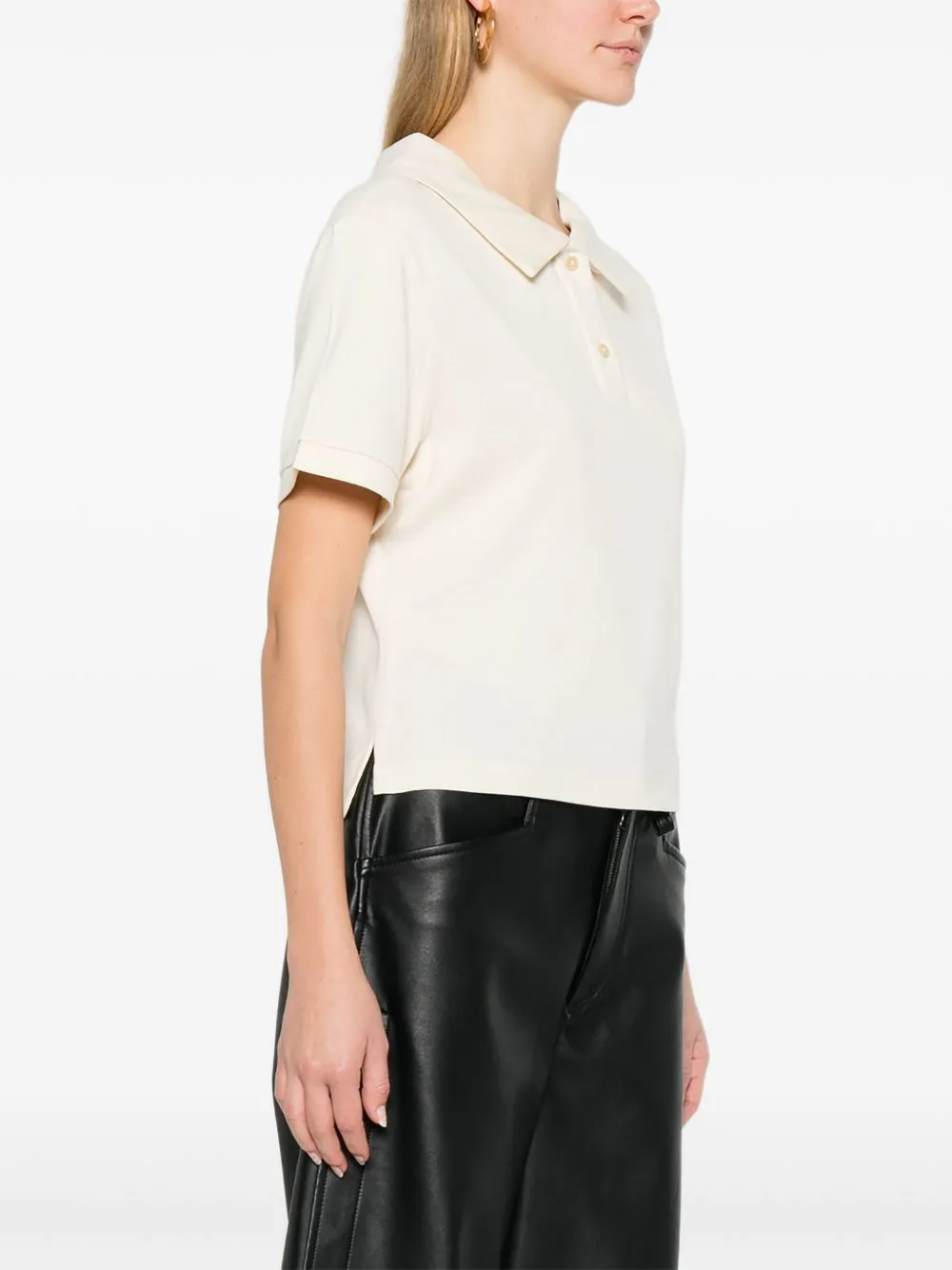 Jasna Silk Polo Shirt sold by Wanan Luxury product image thumbnail 5