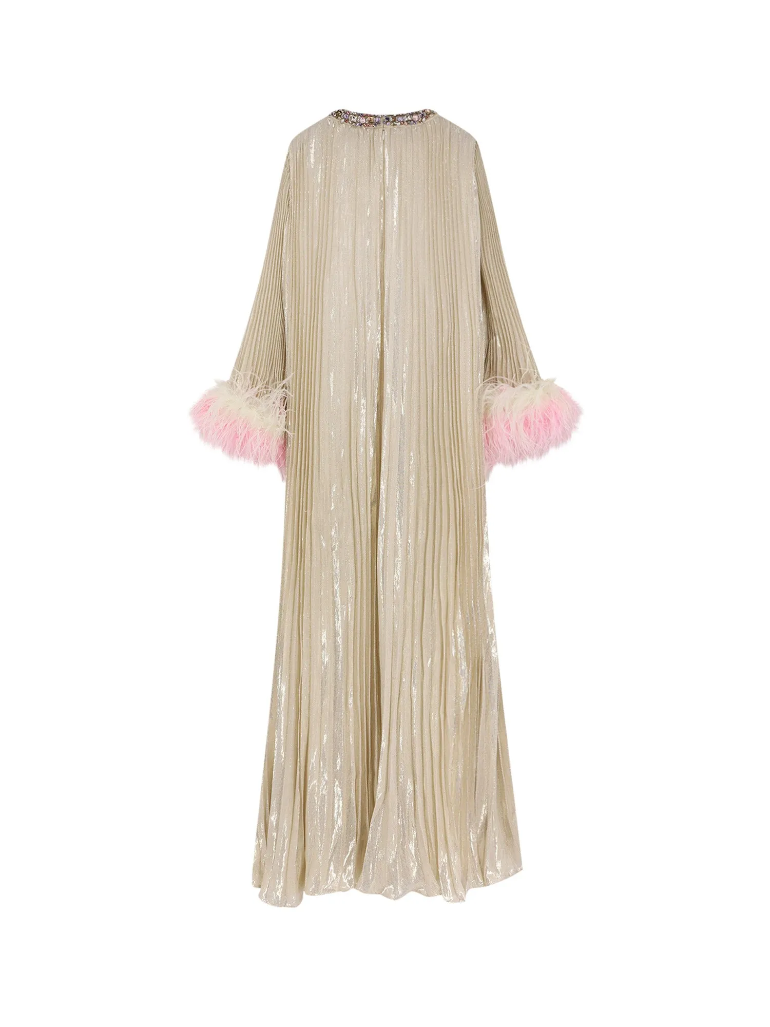 Silk And Metallic Fibre Long Dress sold by Wanan Luxury product image thumbnail 2