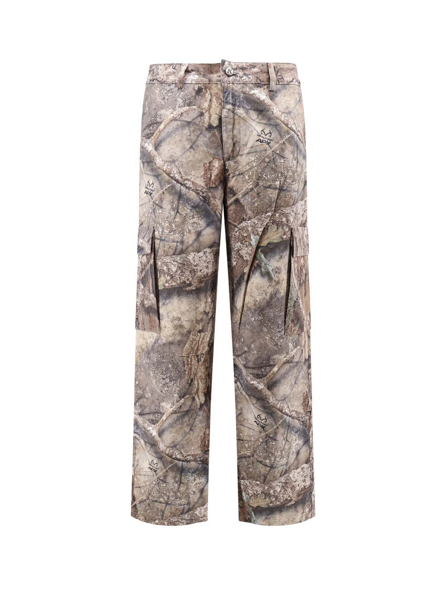 Cargo Trousers With Real Tree Camouflage Print sold by Wanan Luxury