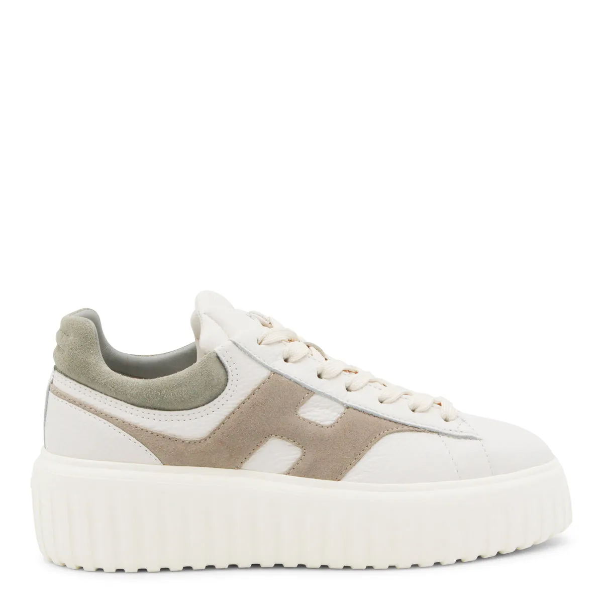 Sneakers Bianco/Tortora/Verde sold by Wanan Luxury product image thumbnail 4