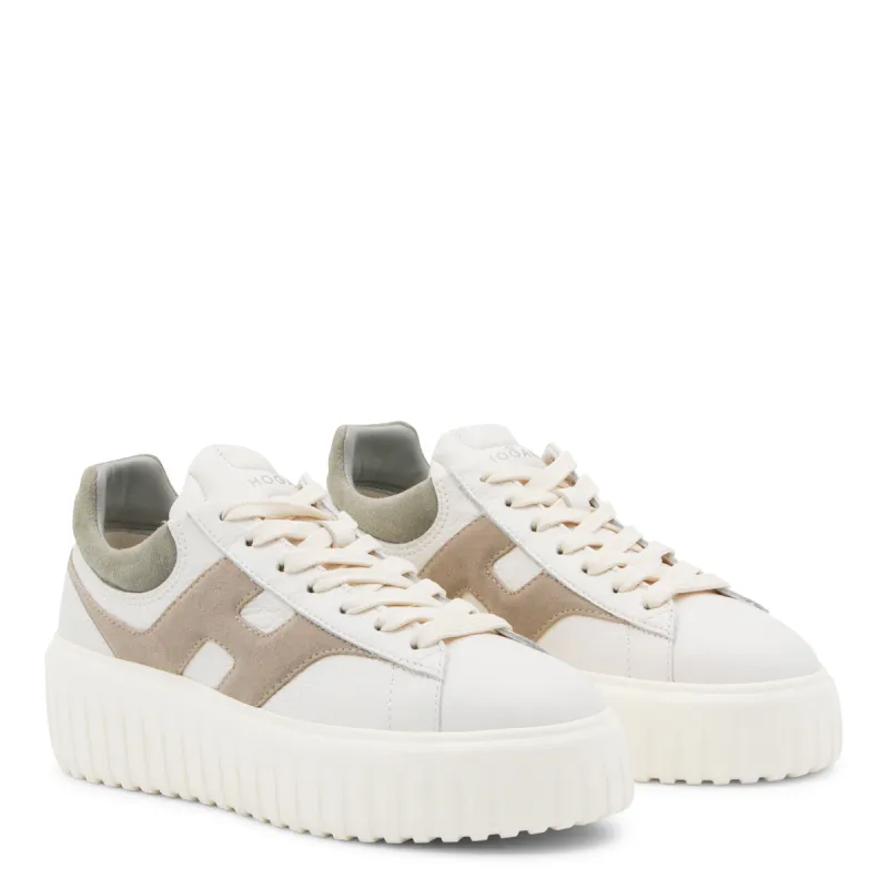 Sneakers Bianco/Tortora/Verde sold by Wanan Luxury