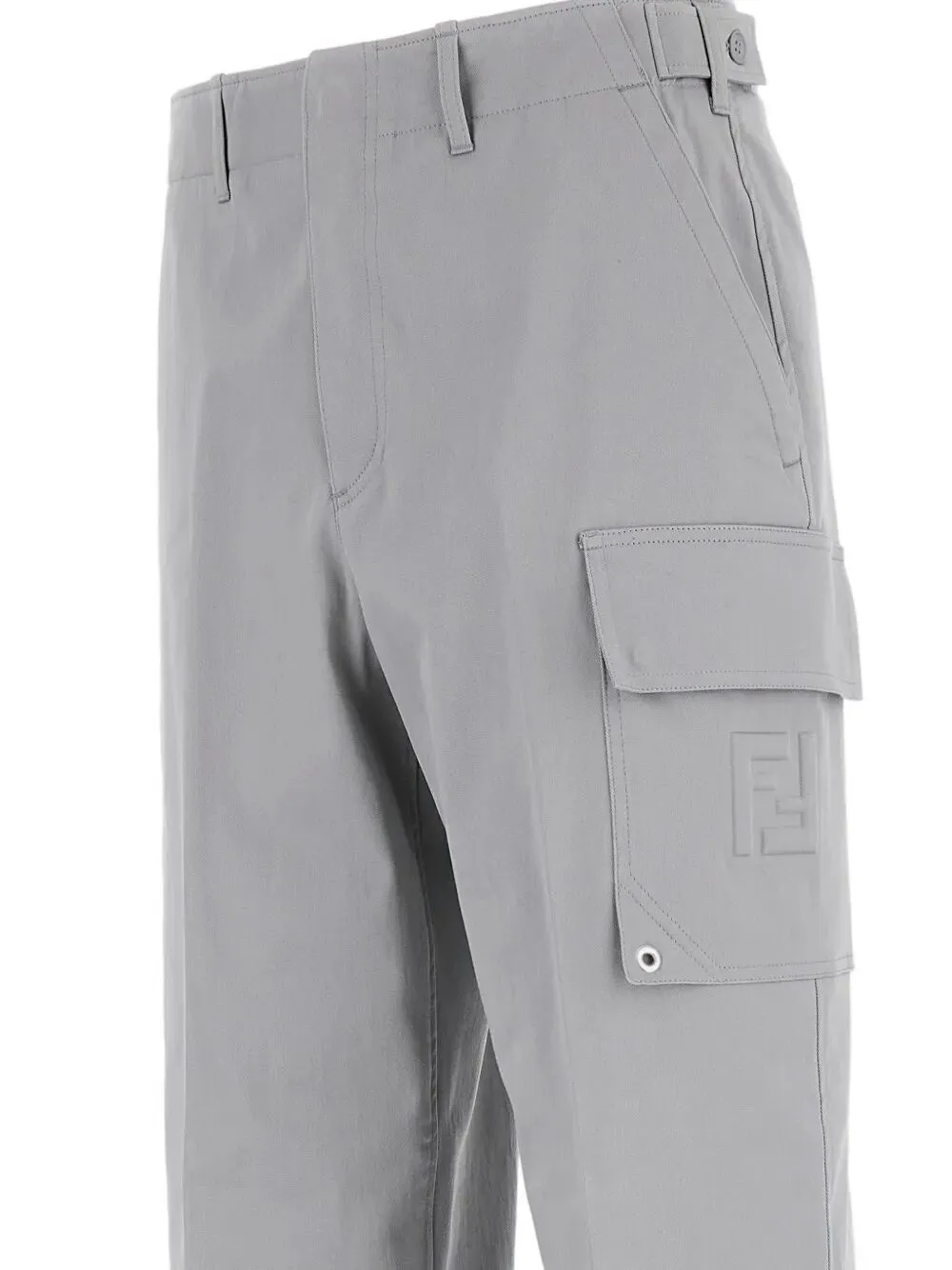 Gabardine Cargo Trousers With Large Patch Pocket sold by Wanan Luxury product image thumbnail 3