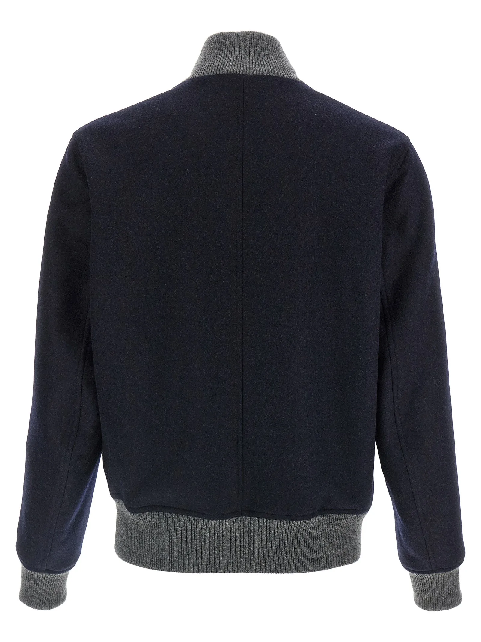 Wool Bomber Jacket Puffer Jackets Blue sold by Wanan Luxury product image thumbnail 2