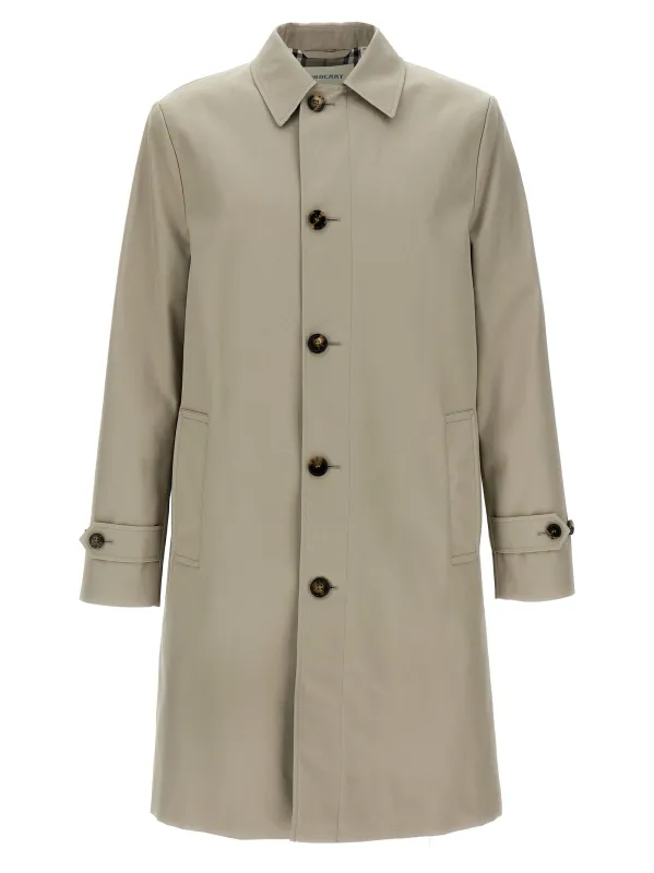 Medium Car Coat Coats And Trench Coats Gray made by Burberry